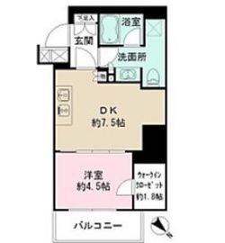 ザ・パークワンズ渋谷本町 2階 間取り図