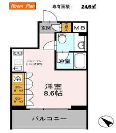 カスタリア初台2 210 間取り図