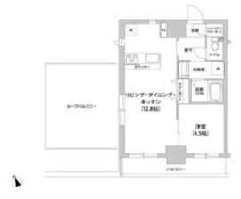 KANZE SHIBAURA RESIDENCE 1002 間取り図