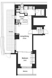 プライムアーバン麻布霞町 2001 間取り図