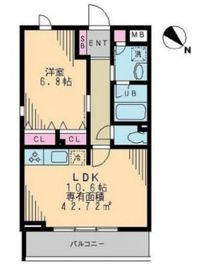 ガーデンテラス柿の木坂 102 間取り図