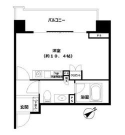 ファミールグラン銀座4丁目オーセンティア 9階 間取り図