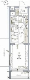 クレヴィスタ三軒茶屋 4階 間取り図