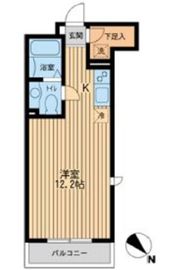 プロスペクト初台 107 間取り図