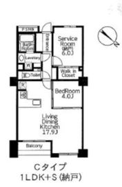 ファーロ西麻布 203 間取り図