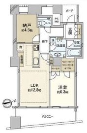 品川Vタワー タワー棟 12階 間取り図