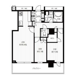 ブリリアタワー大崎 15階 間取り図