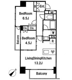 ユニーブル渋谷神南 8階 間取り図