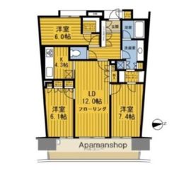 深沢ハウス 9階 間取り図