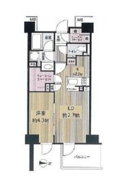 ブランシエラ東京住吉 2階 間取り図