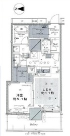 ルミナリータワー池袋 11階 間取り図