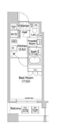 コンフォリア森下 301 間取り図