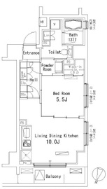 パークアクシス方南町 701 間取り図