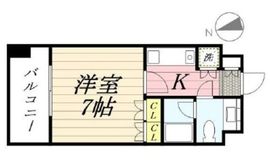 フォレシティ麻布十番 501 間取り図