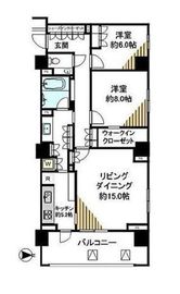 広尾ガーデンフォレスト 2階 間取り図