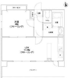 リバーレ秋葉原 702 間取り図