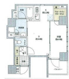 アンビックス神田 7階 間取り図