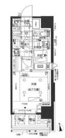 ピアース南麻布 5階 間取り図