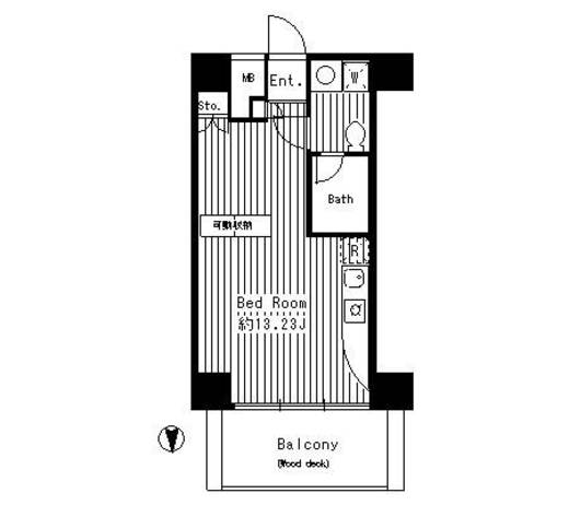 クイズ恵比寿 707 間取り図