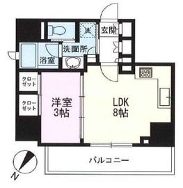 シティインデックス千代田神保町 2階 間取り図