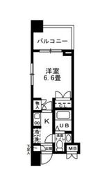 レジディア錦糸町 501 間取り図