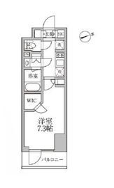 レジディア新御徒町2 602 間取り図