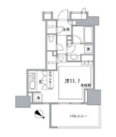 ザ・パークハウス大井町ウエストコート 15階 間取り図