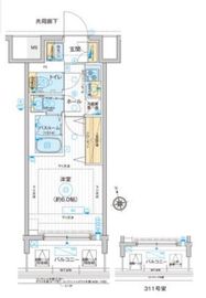 ディームス品川南大井 311 間取り図