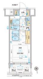 ディームス品川南大井 815 間取り図