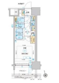 ディームス品川南大井 802 間取り図