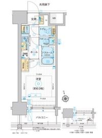 ディームス品川南大井 1106 間取り図