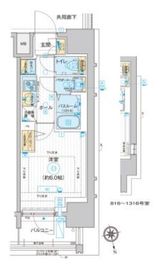 ディームス品川南大井 816 間取り図