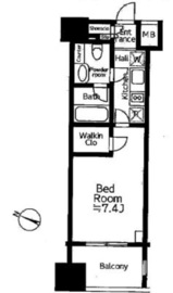 ザ・パークハウス千代田淡路町 3階 間取り図