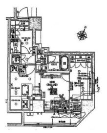 オープンレジデンシア日本橋三越前 1階 間取り図