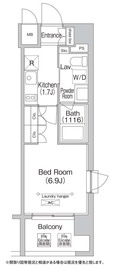 エミネンス高輪台 405 間取り図