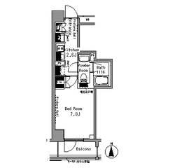 パークアクシス秋葉原 403 間取り図