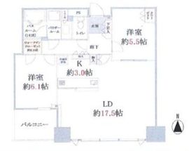 シティタワーズ豊洲ザ・シンボル 28階 間取り図