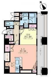 ルネ新宿御苑タワー 1904 間取り図