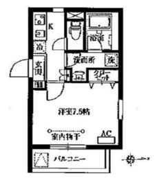 ライブカーサ両国 401 間取り図