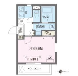 ライブカーサ両国 402 間取り図