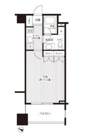 グランハイツ代々木 1404 間取り図