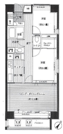 グランドメゾン築地 10階 間取り図