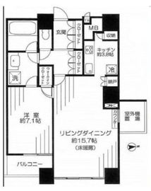 ザ・タワーズ台場 ウエスト 12階 間取り図