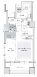 ウエリス千代田東神田 9階 間取り図