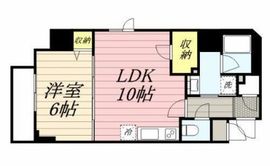 ルクレ上野 401 間取り図