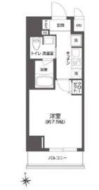 ルクレ上野 602 間取り図