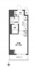 ルクレ上野 702 間取り図