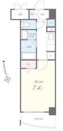 ベルパラーゾシロカネ 603 間取り図