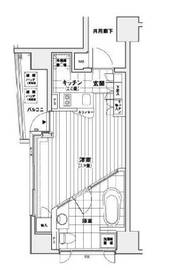 カスタリア銀座 506 間取り図