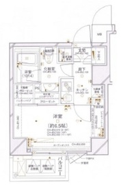パレステュディオ麻布イースト 13階 間取り図